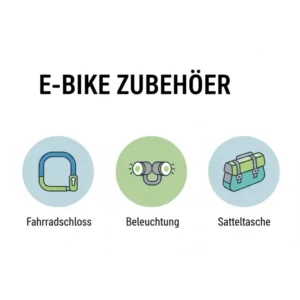 Eine E-Bike Anfänger Empfehlung mit nützlichem Zubehör.