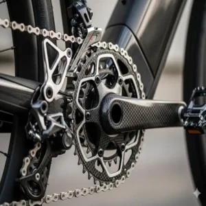 Hochwertige, gewichtsoptimierte Komponenten und der effiziente Antrieb des e bike carbon leichtgewicht.
