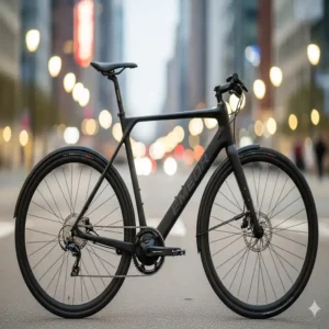 Gesamtansicht des e bike carbon leichtgewicht, das modernes Design und ultraleichten Aufbau vereint.