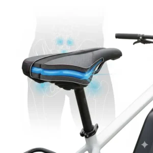 Der e bike sattel bequem durch spezielle Gel-Einlagen.