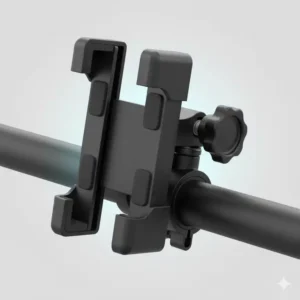 Robuste Klemm-Halterung als vielseitige e bike smartphone halterung.