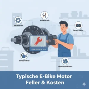 Wie eine genaue Diagnose die finalen E-Bike Motor Reparatur Kosten bestimmt.