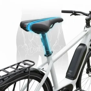 Ergonomisches Design für einen e bike sattel bequem und druckentlastend.