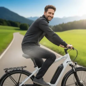 Genieße eine lange Tour dank e bike sattel bequem und rückenfreundlich.