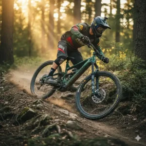 Fully E-Mountainbike, Teil des e bike marken test 2025.