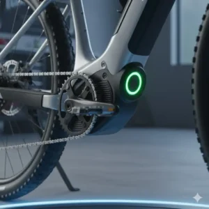 Der Empfänger am E-Bike, notwendig für e bike kabellos laden.