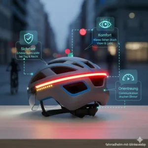 Vorteile eines Fahrradhelms mit Licht für E-Biker im Stadtverkehr