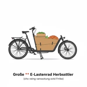 Große e bike hersteller liste Lastenrad Modelle (E-Cargo Bike) für den Transport von Waren oder Kindern.