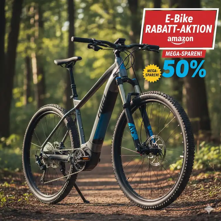 E Bike Rabatt Aktion Amazon 2025: 7 Top-Modelle mit Mega-Ersparnis