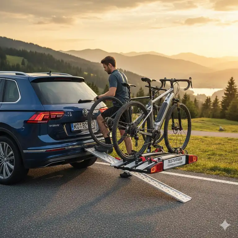 Fahrradträger für Anhängerkupplung mit Rampe: Die 7 besten Modelle 2026