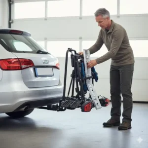 Faltbare Modelle im Fahrradträger mit Rampe Test und Bewertungen für eine einfache Lagerung.