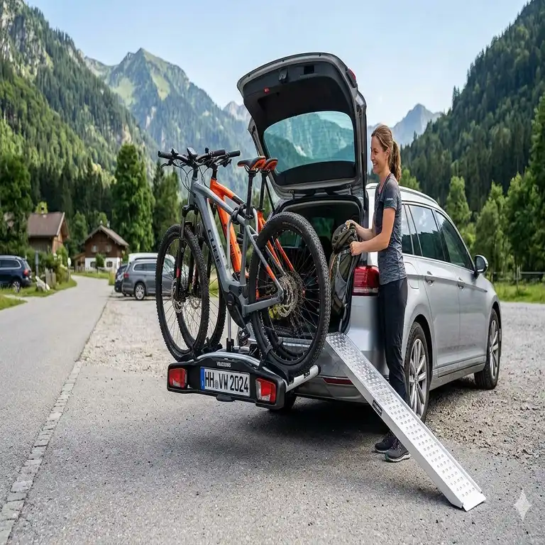 7 Beste Kippbarer Fahrradträger mit Rampe: E-Bike Transport 2026 leicht gemacht!