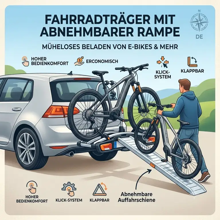 Die besten 5 Fahrradträger mit abnehmbarer Rampe 2026 im Test